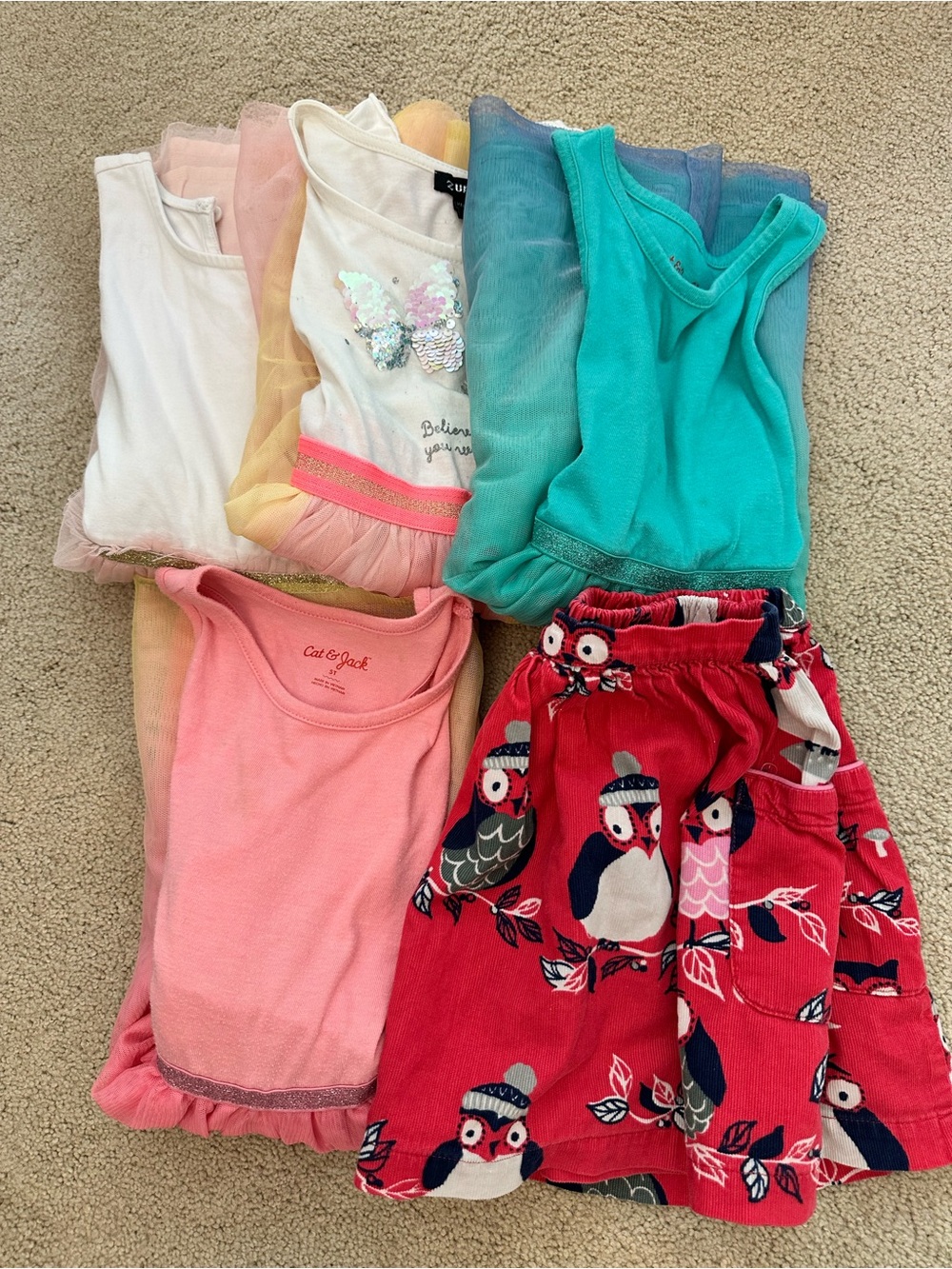Mini Boden Girls Mixed Dresses and Skirts in Teal, Coral, White, Pink, Red